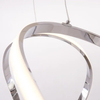Designerska lampa wisząca Tokyo P01663CH Cosmolight LED 44W 3000K metal biała srebrna