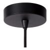 Zwisowa lampa loftowa Lester 21424/06/30 Lucide regulowana czarna