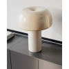 Lampka na komodę Lean on me 4024530-5504 grzyb do gabinetu beżowa