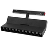 Lampa do szyn magnetycznych z diodami 484 Domeno LED 12W 4000K 3-fazowa czarna