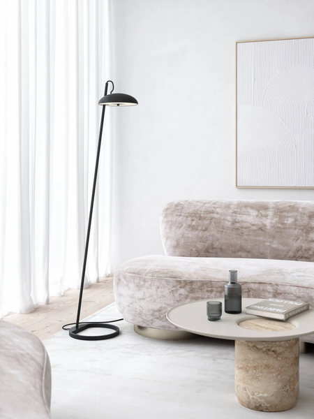 Lampa podłogowa Versale 2220064003 Nordlux regulowana czarna