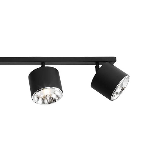 Ruchoma lampa sufitowa Bot 1047PL_L1 metalowe spoty do przedpokoju czarne