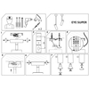 Sufitowa LAMPA spot EYE SUPER B 6503 Nowodvorski halogenowa OPRAWA metalowa tuba czarna