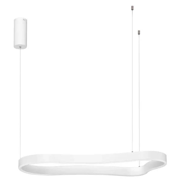 Liniowa lampa wisząca VELBANO LE45414 LED 52W 3000K pierścień biały