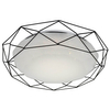 Sufitowa lampa druciana Sven LED 24W efekt gwiazd czarna biała