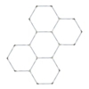 Nowoczesna lampa sufitowa Geometric LP-0209/5C 4K LED 4000K IP44 biały
