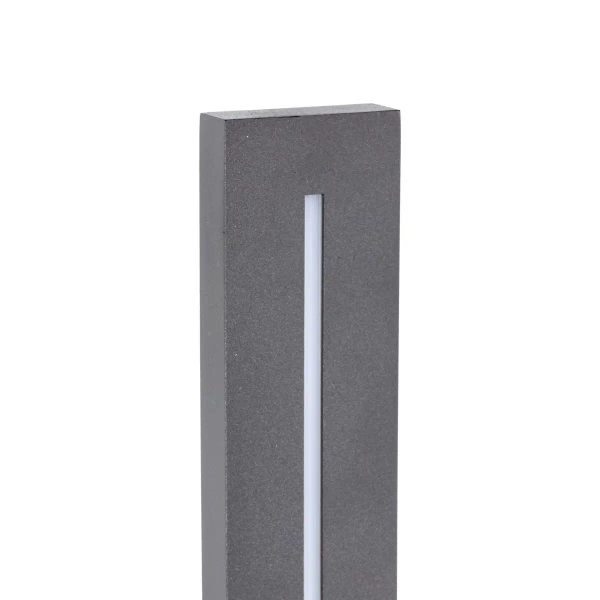 Zewnętrzny liniowy kinkiet Linea M 18176 LED 3000K IP65 szary