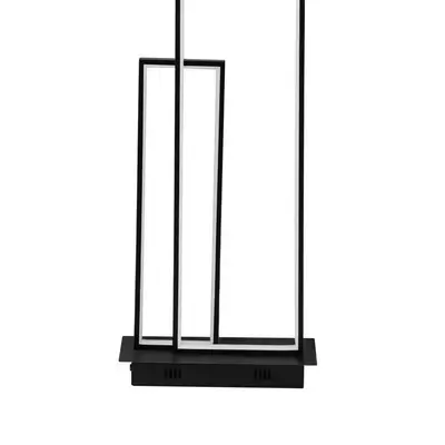 Podłogowa lampa metalowa JURENZO LE45480 LED 45W 3200K czarna