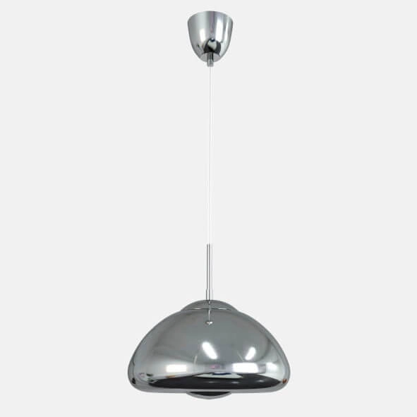 Lampa zwieszana nad stół Zonda ABR-LSW-G Abruzzo przydymiona srebrna