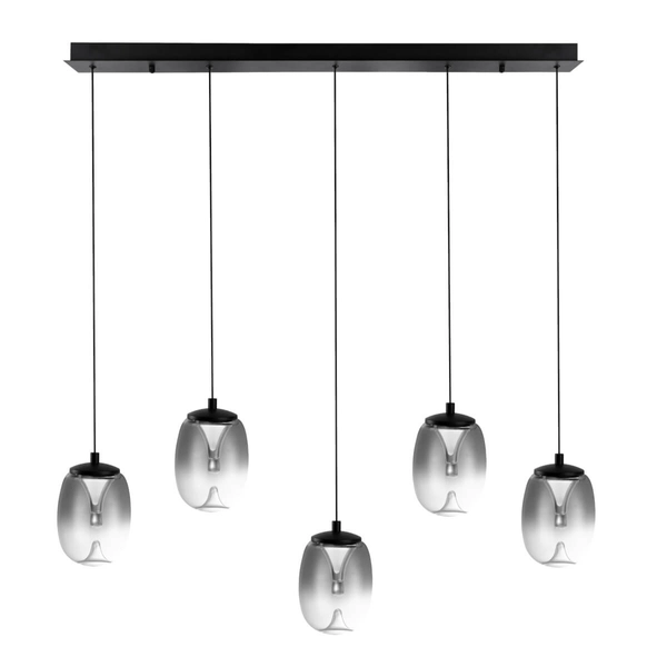 Wisząca lampa nad stół PAMELA AZ6269 LED 25W 3000K przydymiona czarna