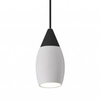 Owalna lampa zwis TENTOR AZ3098+AZ3100 Azzardo LED 7W 3000K czarny biały