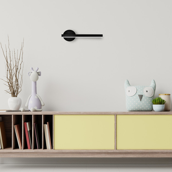 LAMPA ścienna SYDNEY ML6348 Milagro metalowa OPRAWA kinkiet LED 6W 4000K loftowy czarny