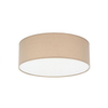 Okrągła lampa sufitowa Rondo 4430 TK Lighting z tkaniny beżowa