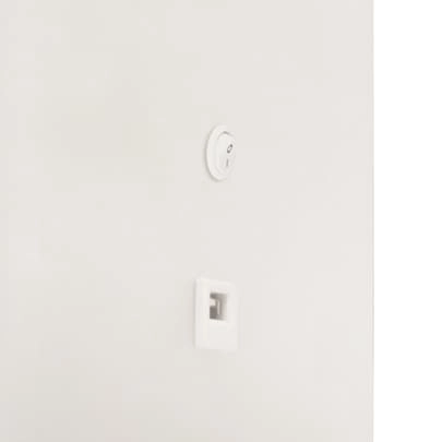 Kuchenna lampa ścienna Telo 4188 Ideus spot z włącznikiem metalowa biała