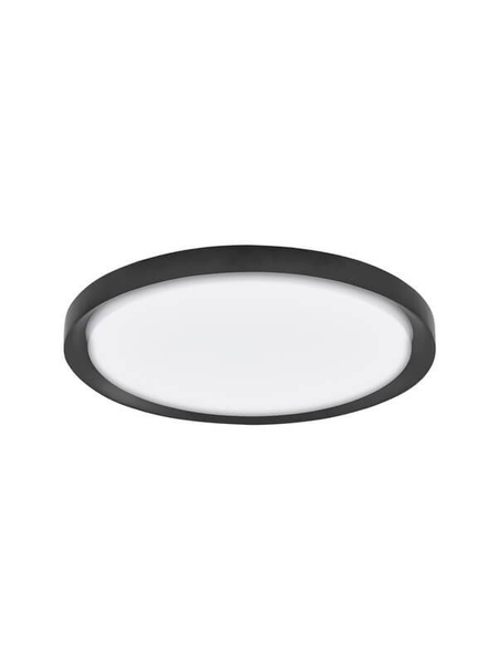 Przysufitowa lampa okrągła Ancud do jadalni LED 50W 3000K czarna
