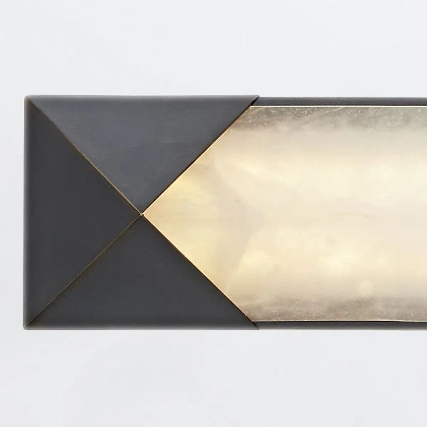 Podłużna lampa ścienna Caesar QN-CAESAR-W-L-UBZ-AR LED 23W 3000K brązowa