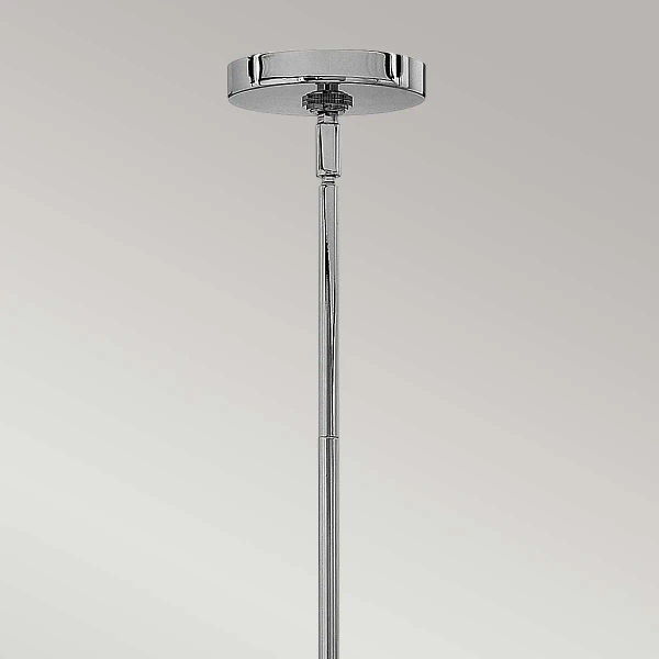 Żyrandol LAMPA wisząca HK-CONGRESS4-A-CM Elstead HINKLEY loftowa OPRAWA industrialny ZWIS szklany chrom przezroczysta