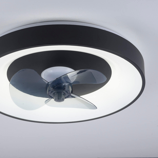 Sufitowa lampa wentylator Venika 14644-18 Just Light 36W 2700-5000K czarna