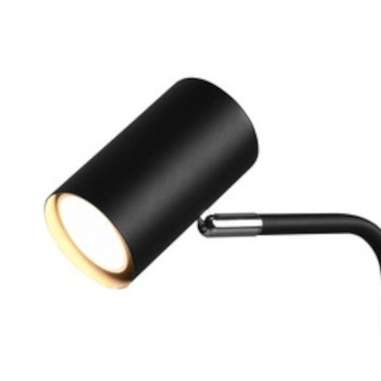 Stołowa LAMPKA stojąca MARLEY 512400132 Trio metalowa LAMPA regulowana tuba biurkowa loft czarna