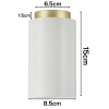 Sufitowa lampa spot CGSPOTLEDWHITEGOLD15 metalowa tuba biała złota