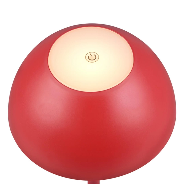 Ściemniana lampka stołowa Ricardo R54106110 IP54 LED 2W 3000K czerwony