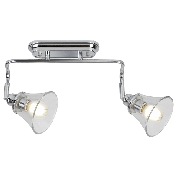 Ścienna lampa łazienkowa Antoine regulowane reflektorki chrom