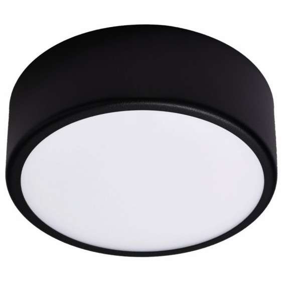 Plafon LAMPA sufitowa Cleo 137623613929 TEAM okrągła OPRAWA natynkowa metalowa czarna