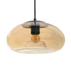 Szklana lampa wisząca Tesoro ABR-LWCM-E27 Abruzzo do salonu miodowy