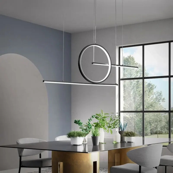 Lampa wisząca do salonu FORMA CGFORM190 LED 20W 3000-6000K czarna