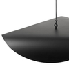 Lampa wisząca ze szklanym kloszem ENZO ST-F22020601-D60 black czarny złoty