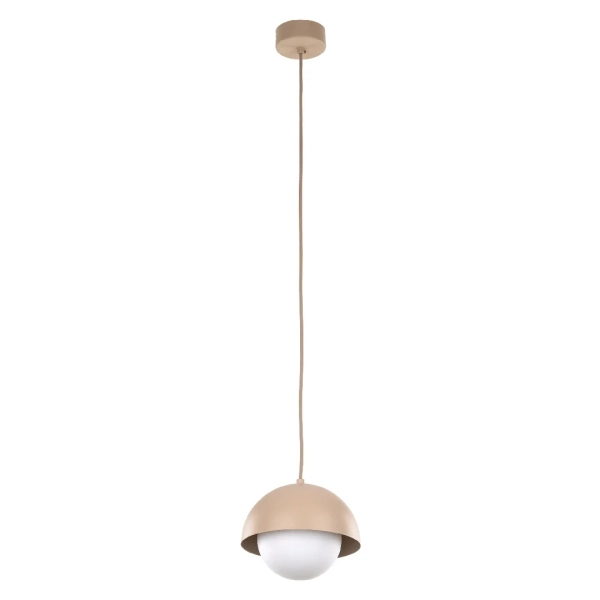 Kulista lampa wisząca Bono Sabia 10644 mleczna kula beżowy