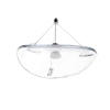 Wisząca lampa AQUA przezroczysta czarna MSE1501100391 1xLED 3W 3000K szklana