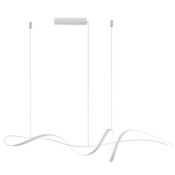 Spiralna lampa wisząca Mila PND-23523-WH LED 40W 3000-6000K biała