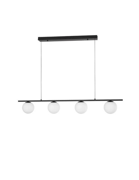 Nowoczesna lampa wisząca Ubeda LED 26W 3200K do pokoju czarna biała