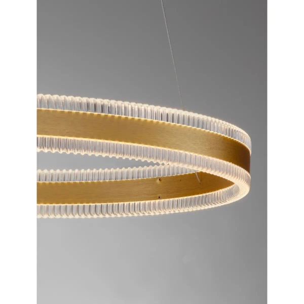 Pierścieniowa lampa wisząca DONTERIO LE45398 LED 46W 3000K ring złoty