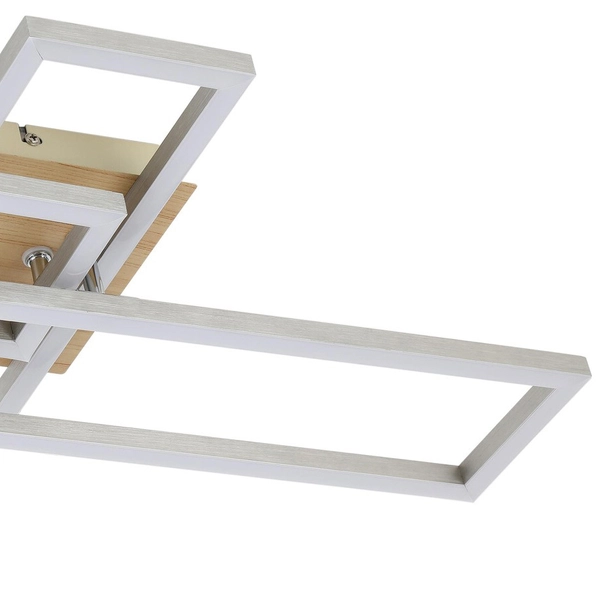 Sufitowa lampa nowoczesna Ashton 6590 LED 24W 4000K nad łóżko satyna