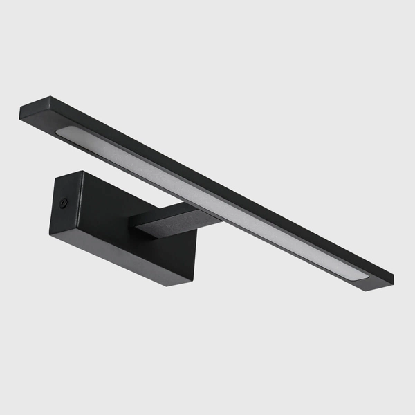 Kinkiet LAMPA ścienna ISLA GS-LWB-12W/3 BK Light Prestige metalowa OPRAWA galeryjka LED 12W 3000K nad obraz IP44 czarna