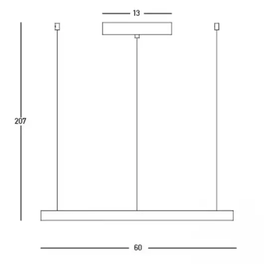 Nowoczesny żyrandol wiszący 23033 LED 28W 3000K pierścień czarny