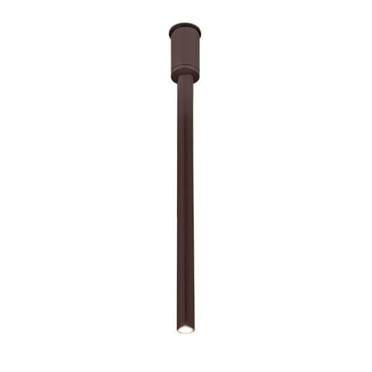 Sufitowa lampa sopel ALHA Y 9678 Dohar metalowy do biura brązowa