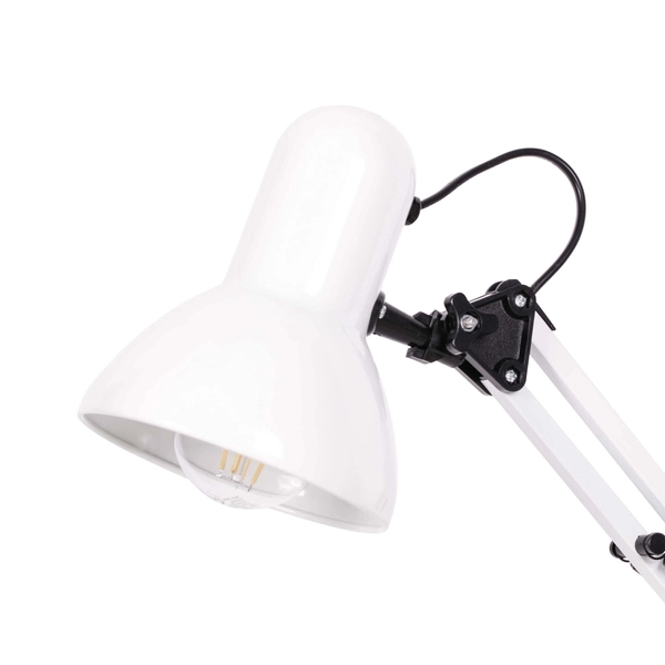 Regulowana lampa biurkowa Cosmo K-MT-COSMO Kaja do gabinetu biała czarna