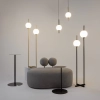 Podłogowa lampa The Sixth Sense Z020FL-L12BS3K LED 12W 3000K kule mosiądz