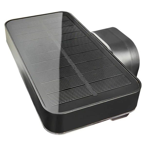Elewacyjna lampa ścienna RICA 2118161003 solarna z czujnikiem IP44 czarny