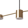 Wisząca lampa nad wyspę Gamorra ABR-LWL-GAM18W-Z LED 18W 3000K złota