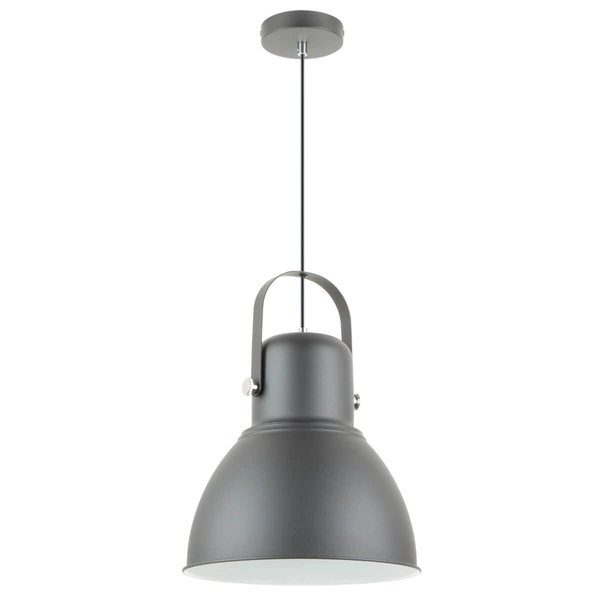 Kuchenna Lampa wisząca Kairos A8015-SBK industrialna kopuła metal czarny