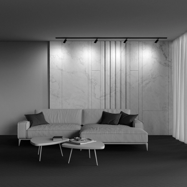 Sufitowa tuba Lipari TR087-1-GU10-B do systemu szynowego 1-fazowego czarny