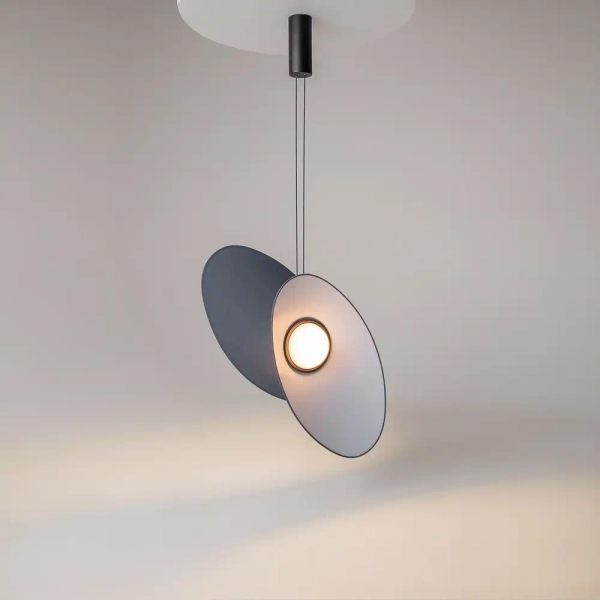 Geometryczna wisząca lampa Evolution MOD396PL-L10BL3K LED 9W 3000K czarny