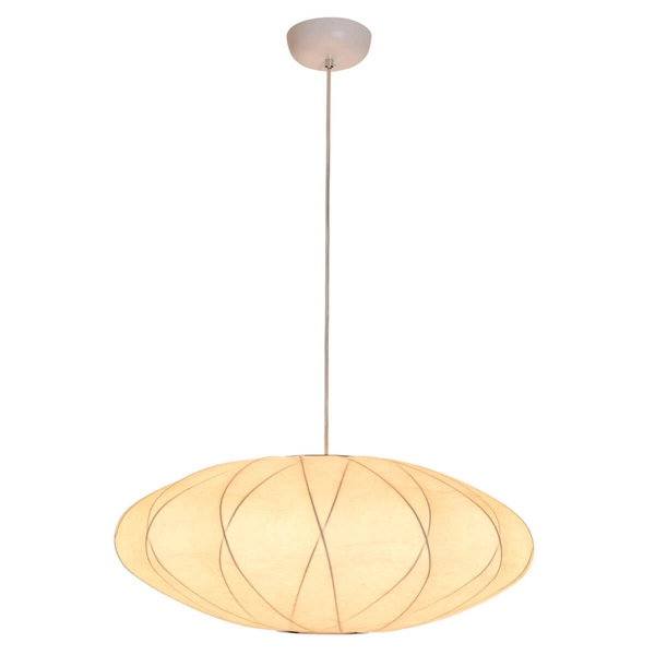 Eliptyczna lampa wisząca SILK ST-2334-60 Step elipsa zwis biały