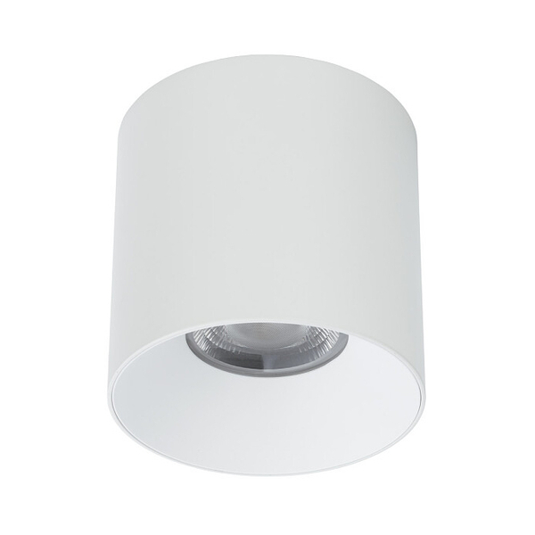 Sufitowa LAMPA plafon IOS 8730 Nowodvorski okrągła OPRAWA metalowa LED 30W 4000K downlight tuba biała