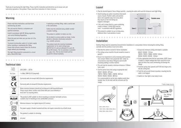 Oczko podtynkowe Speculo 80248 Saxby wpust IP65 czarny mat