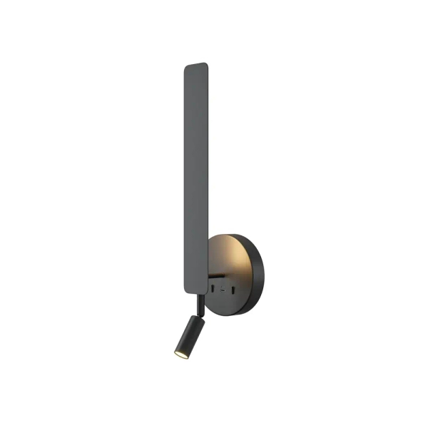 Regulowany kinkiet naścienny Combo MOD214WL-L8B3K1 czarny